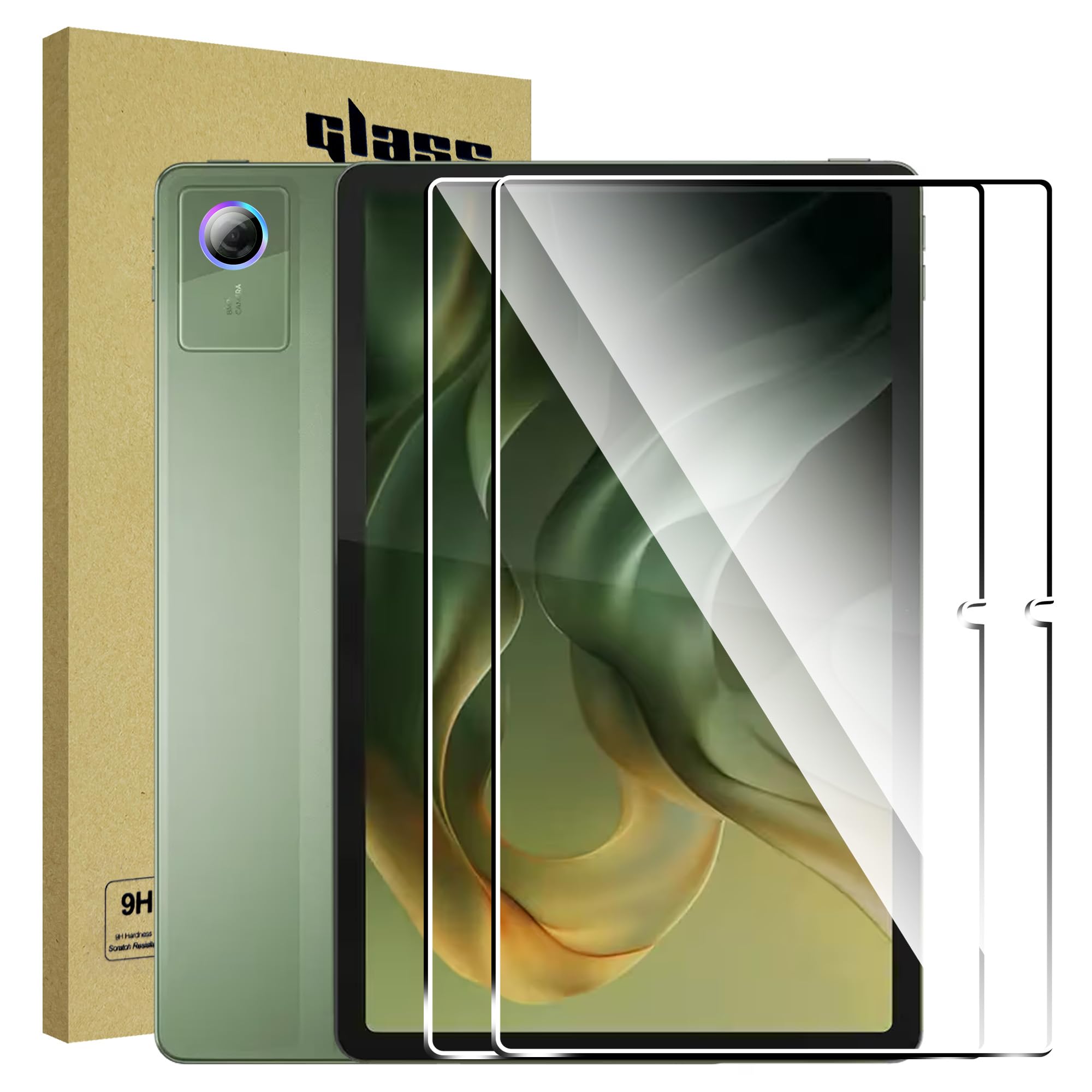 for Moto Pad (2026) 11 inch Screen Protector with Camera Lens Protector,9H Hardness, Anti-Scratch, Tempered Glass flim, Case Friendly, Anti-Scratch,(2+1PACK)