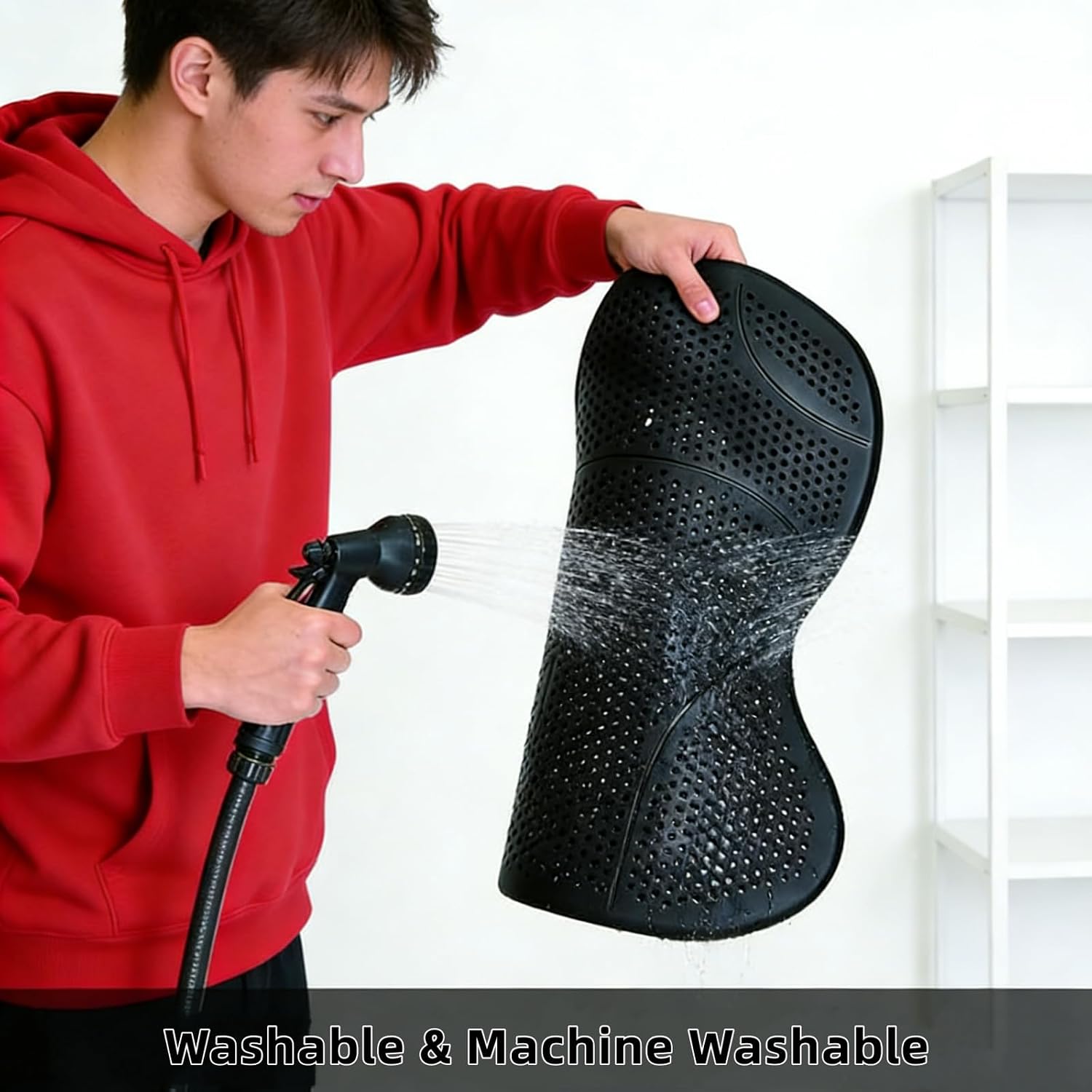 Premium Gel Saddle Pad, Silicon Saddle Pad, Anti-Slip Shock Absorbing Pad, Pressure Relief for Horse & Rider, Universal Fit for English & Western Saddles