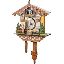 Ciieeo Bedroom Cuckoo Clock Wall Hanging Decor, Accurate Time Xmas