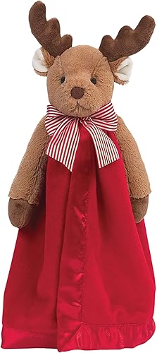 Miniatura 7 de Bearington Baby Lil' Owlie Snuggler, manta de seguridad de peluche de búho gris de 15 pulgadas para bebés