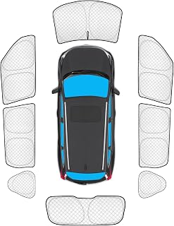 8pcs Thicken Sun Shades for Kia Soul 2014-2019 Accessories, Soul Full Car Window Covers Sunshade for Windshield Side Rear, UV Block and Protect Privacy Blackout for Car Camping Outdoor