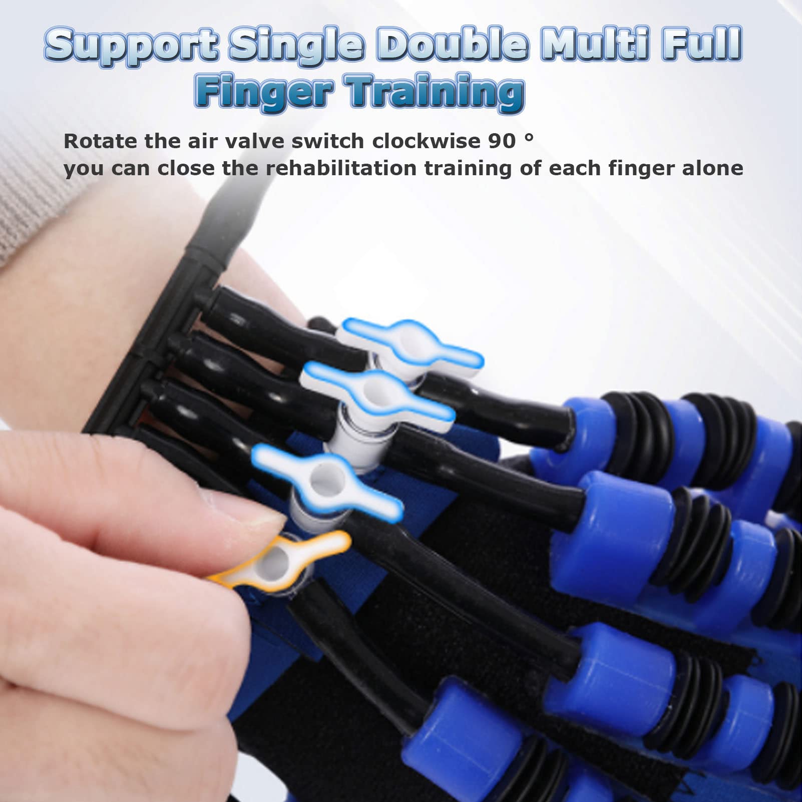 Artritis de hemiplegia artritis manual rehabilitación de rehabilitación Rehabilitación robot robot Guantes de rehabilitación Equipo de ejercicio de restaurio para pacientes con hemiplejia ,RightHand-L