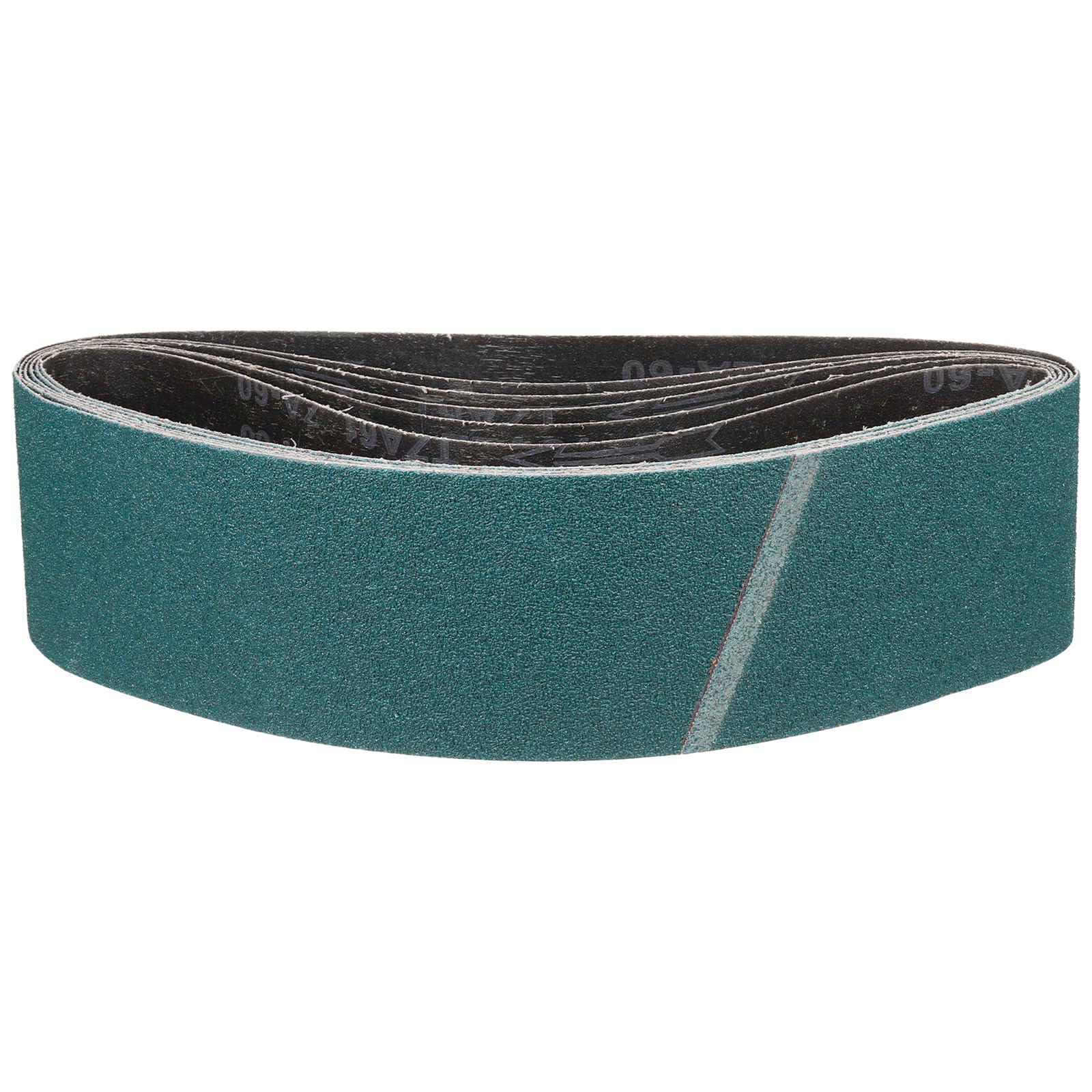 CoCud 100mm x 915mm Sanding Belt, 6 Pcs 60 Grit Zirconia Knife Sharpener Belts Long-Lasting Work Sharpening for Belt Sander Knife Carving Tool Metal Working