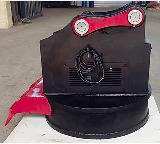 Mobile Excavator Magnet, Self-Contained Hydraulic Lifting Magnet with Built-in Generator, Heavy Duty Hydraulic Electromagnet for Skid Steer, Scrap Metal Sorting and Demolition Cleanup