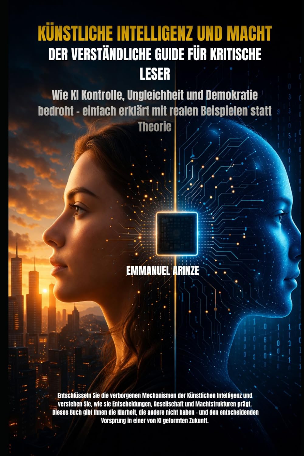 KÜNSTLICHE INTELLIGENZ UND MACHT: DER VERSTÄNDLICHE GUIDE FÜR KRITISCHE LESER: Wie KI Kontrolle, Ungleichheit und Demokratie bedroht – einfach erklärt mit realen Beispielen statt Theorie