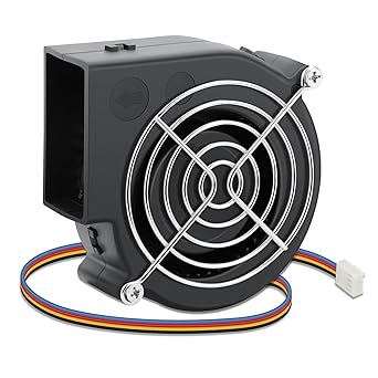 Wathai 97mm x 33mm 9733 12V DC Brushless Small Blower Fan 4Pin PWM High Airflow Centrifugal Cooling Fan, Dual Ball Bearing, for Inflatable, Turbo Glass Car Blower, Wind Machine, Cooler