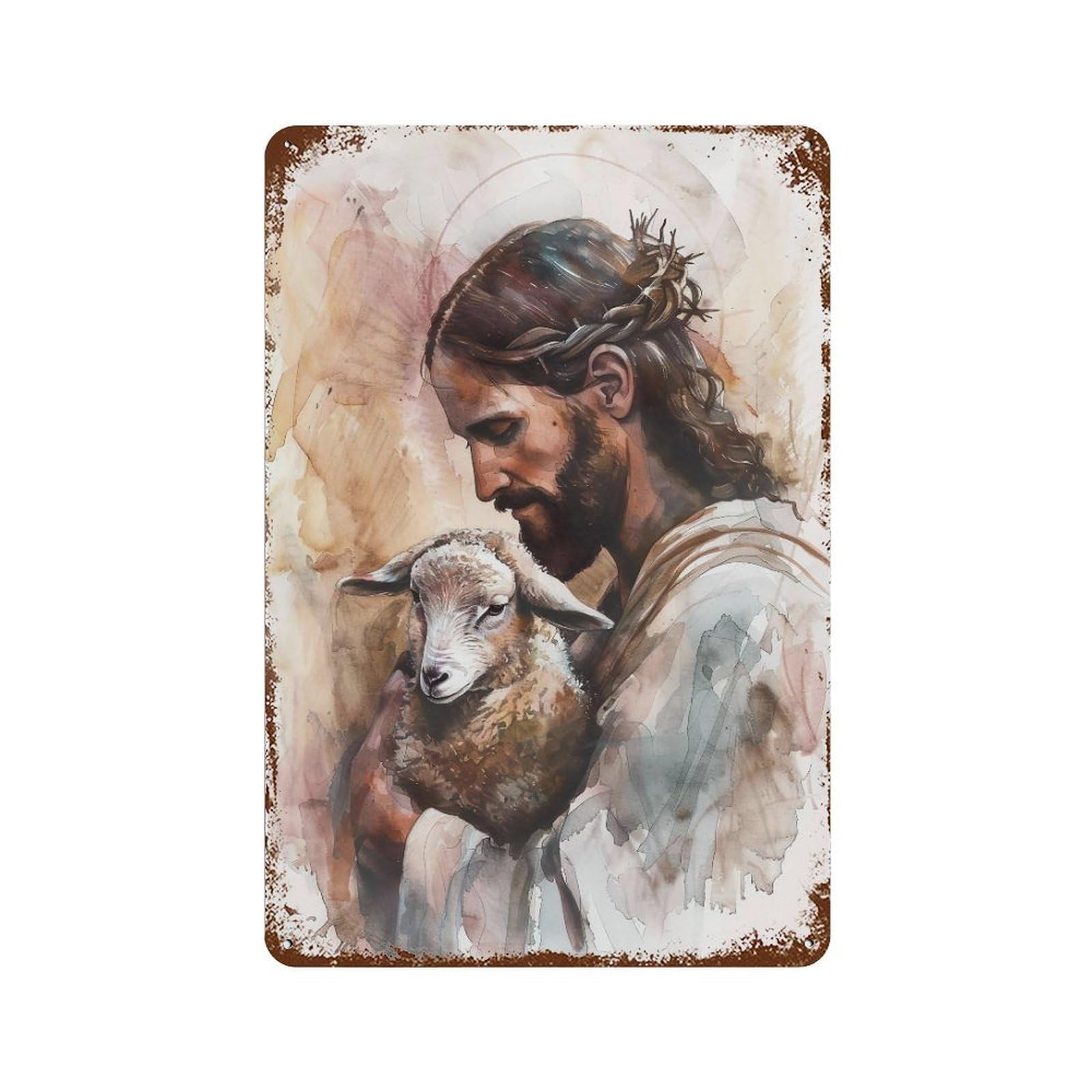 YHGERTKU The Good Shepherd 1 03 Wall Art Retro Iron Vintage Metal Tin Sign Poster Modern Decor for Living Rooms Gift 30x20cm