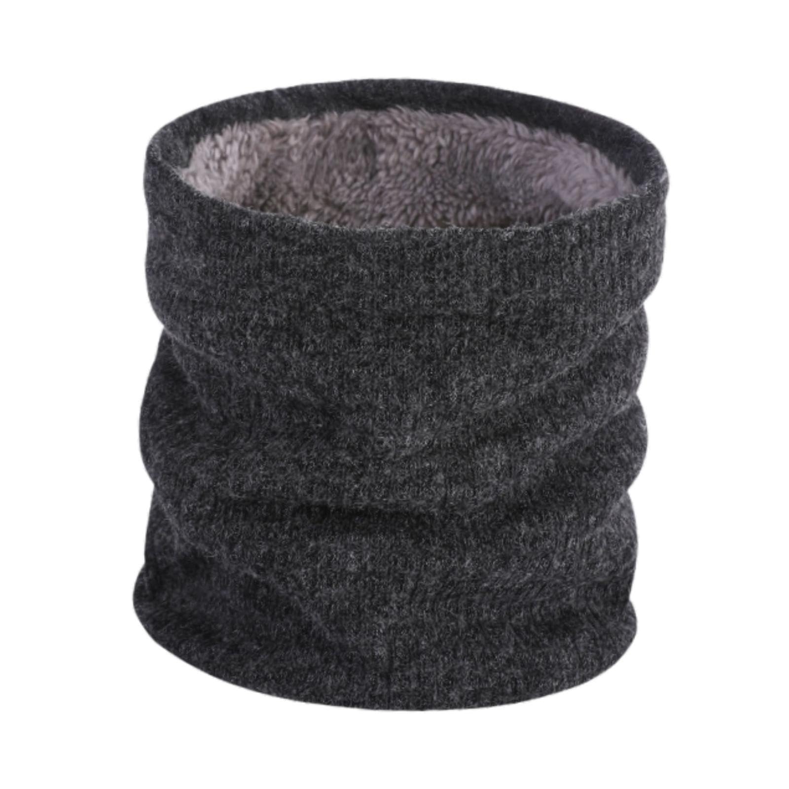 Winter Neck Warmer Women Men Thermal Snood For Snowboarding Bicycling Biking Dark Gray | Womens Accessories | Scarves & Wraps-image-9