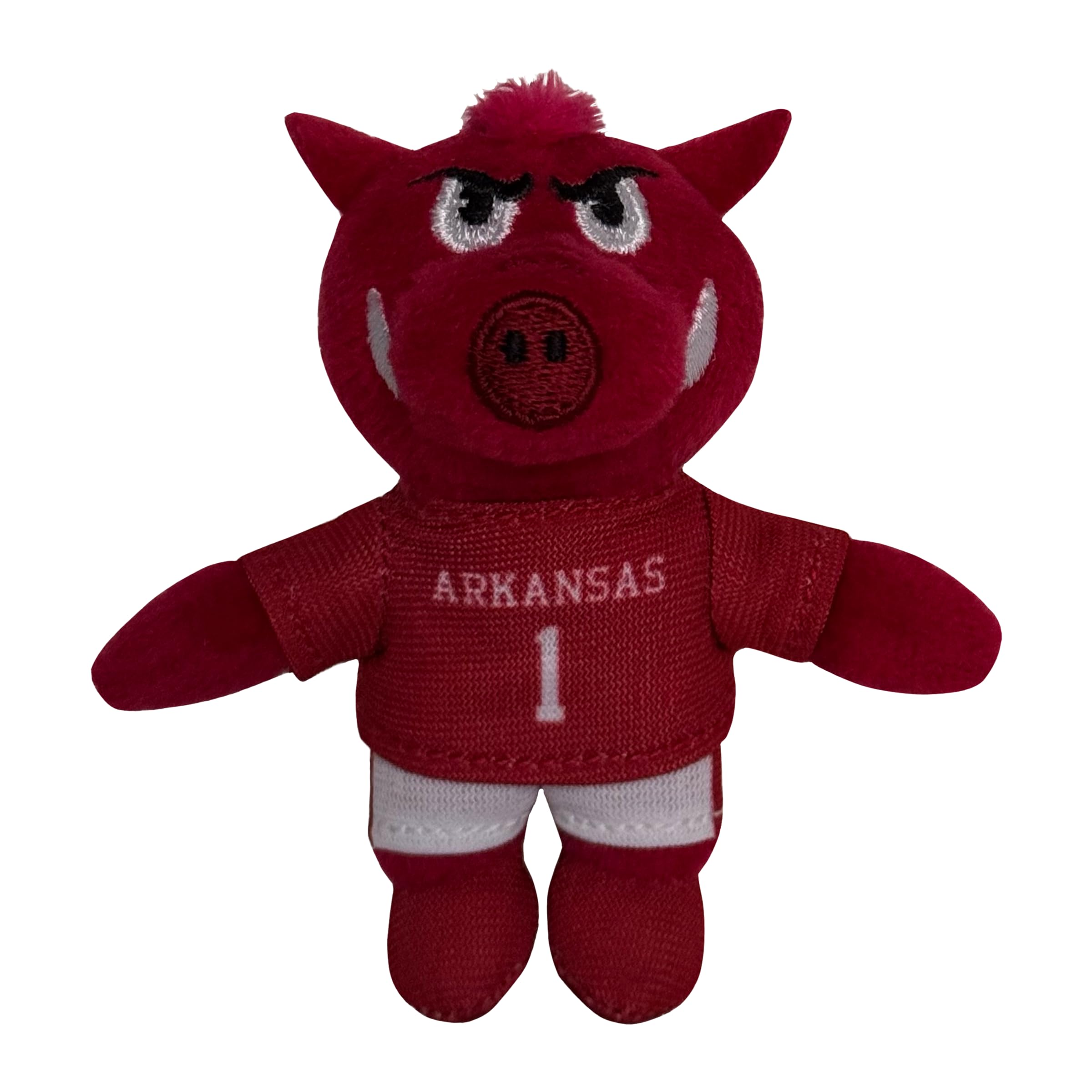 Bobbi-Dobbiez Mini Plushie Gift: University of Arkansas Big Red Mascot