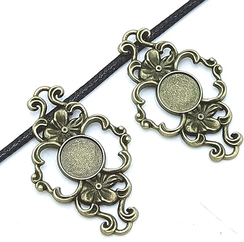 Miniatura 2 de Charms - Colgantes médicos de aleación a granel, cuentas antiguas de plata tibetana, dijes vintage para bricolaje, collares, pulseras, suministros