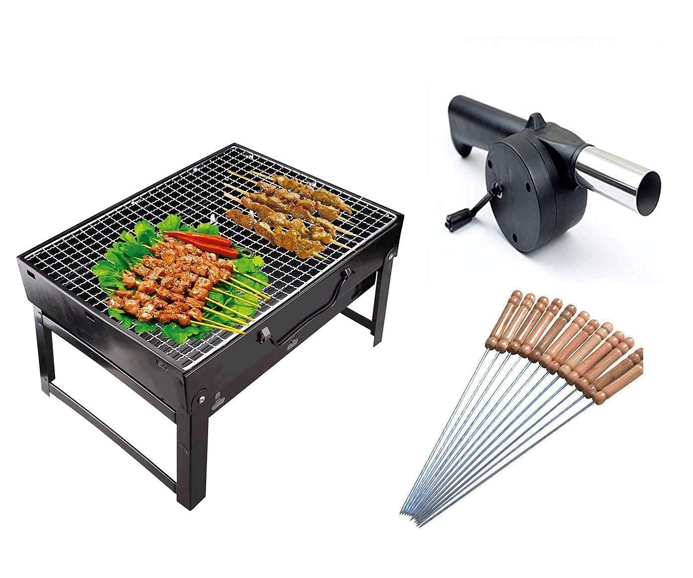Buy Vowel New Folding Portable Outdoor Barbeque Charcoal BBQ Grill Oven