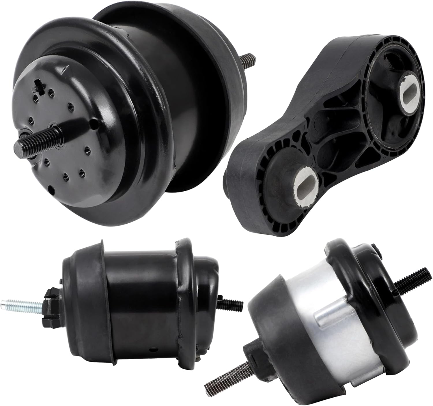 lronants Engine Motor Mount and Transmission Mount Kit Compatible with 2009-2017 Buick Enclave, Chevy Traverse, GMC Acadia, Saturn Outlook V6 3.6L A5548HY A5549HY A5458HY A5444