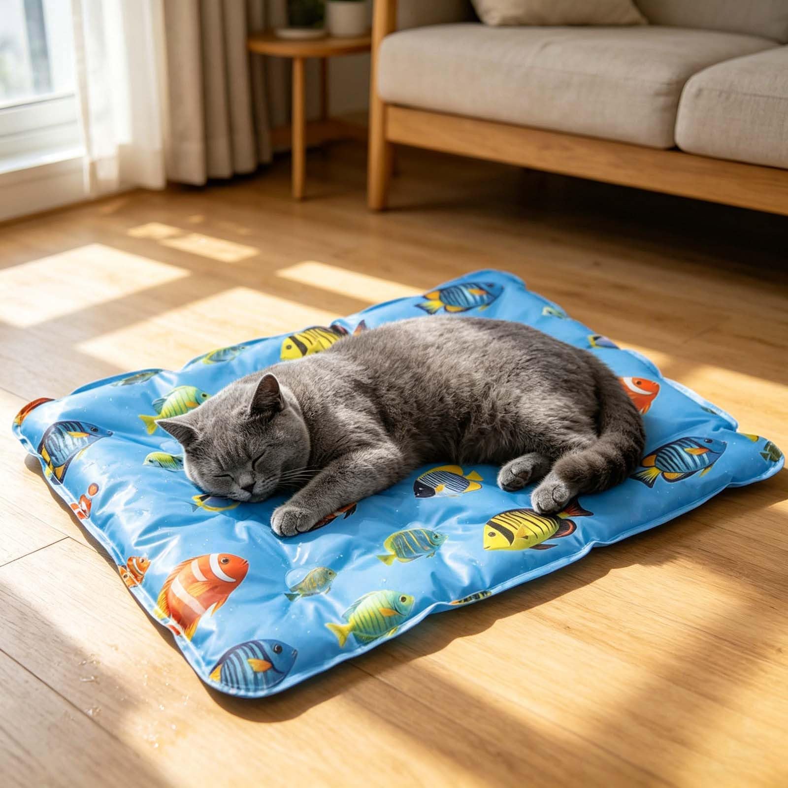 Tapis de refroidissement pour chats refroidisseur en gel non toxique pour petit chien