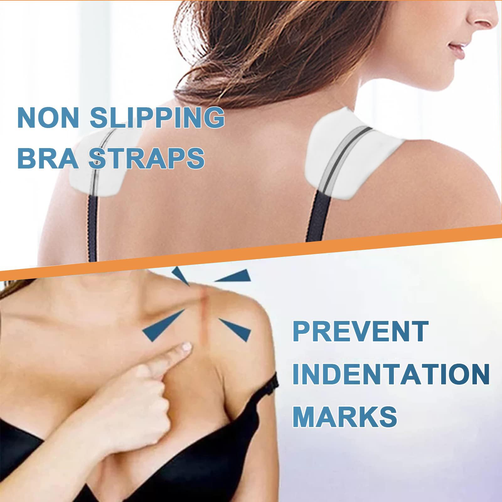 Spalline Reggiseno Antiscivolo - Set 4 Pezzi, Regolabili, Morbide, Per Sport E Quotidiano