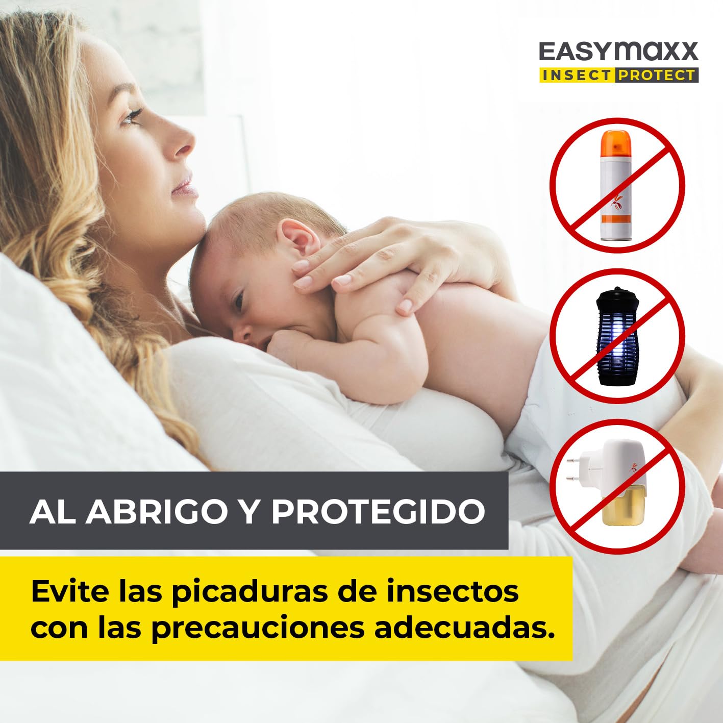 EASYmaxx Insect Protect | Mosquitera telescópica | Para la ventana | Con marco premontado | Mosquitera extensible | Red integrada | Blanco | Set de 2