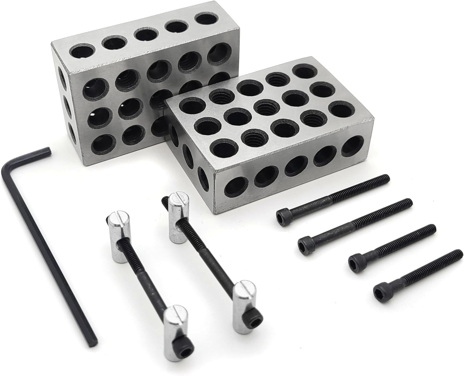 Taytools Pair Hardened Steel 123 Blocks and Attachment Hardware Kit