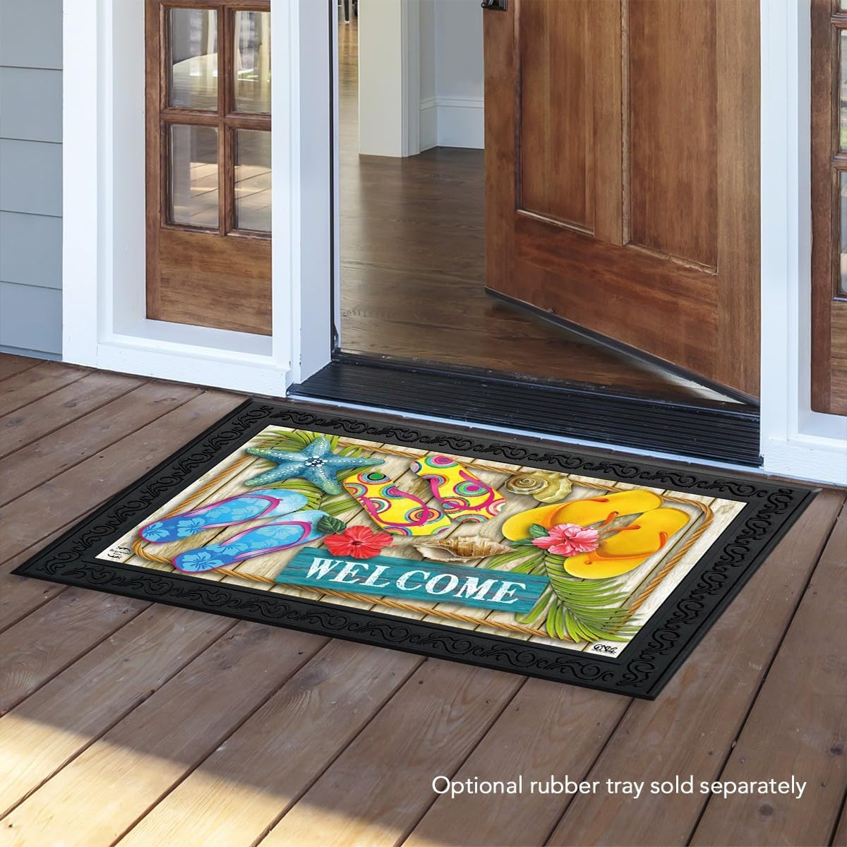 Briarwood Lane Flip Flops Beach Summer Doormat