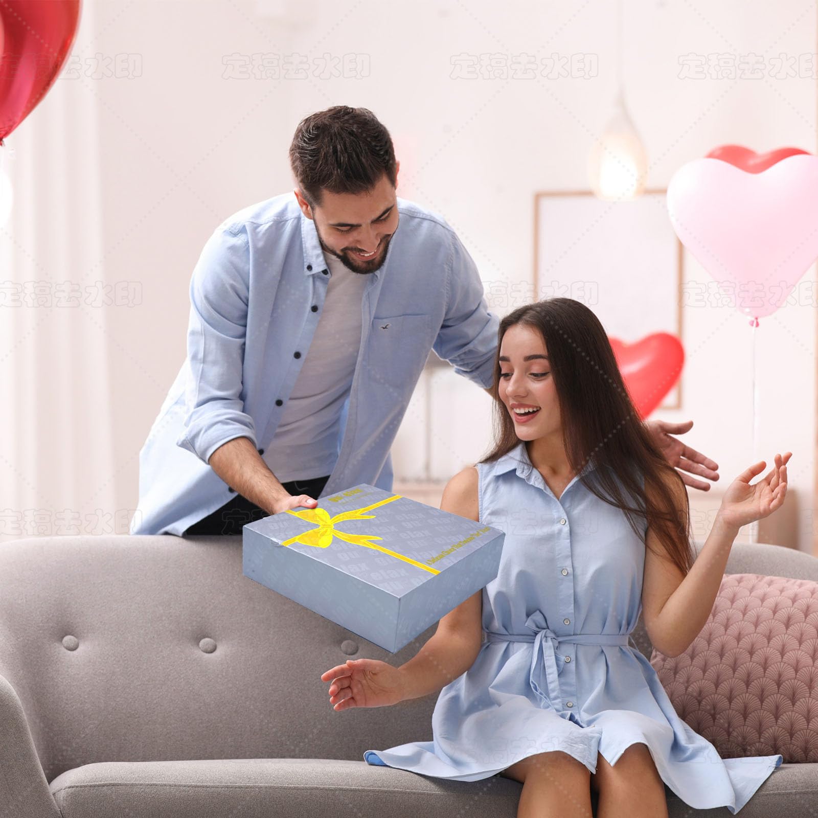 Set regalo per la depilazione per donne – kit di rimozione dei peli indolore di lusso, nuovo sistema di epilazione elettrico, rimozione dei peli del viso portatile con 4 testine di ricambio, candela
