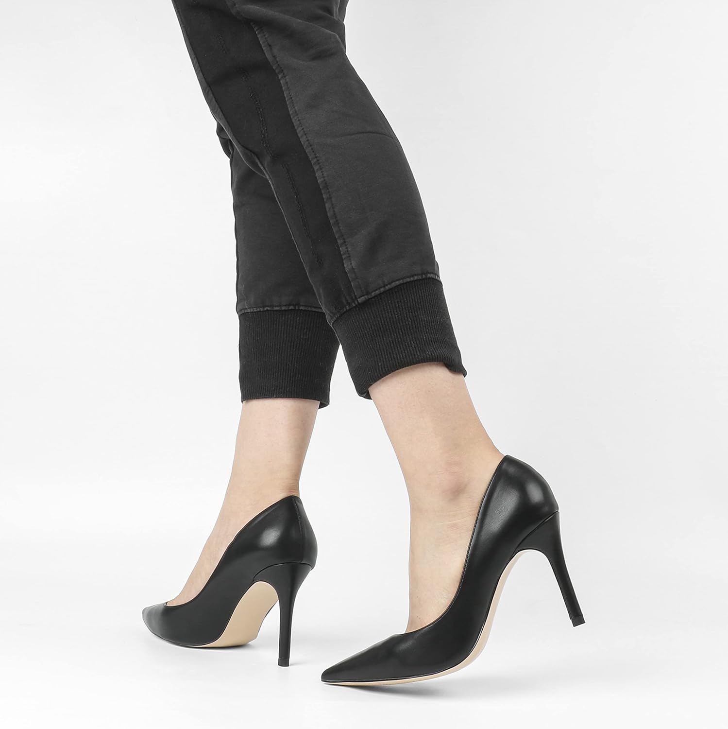 JOY IN LOVE Women's Pump Shoes 3.5" High Heels Pointy Toe Stiletto Pumps - Image 7