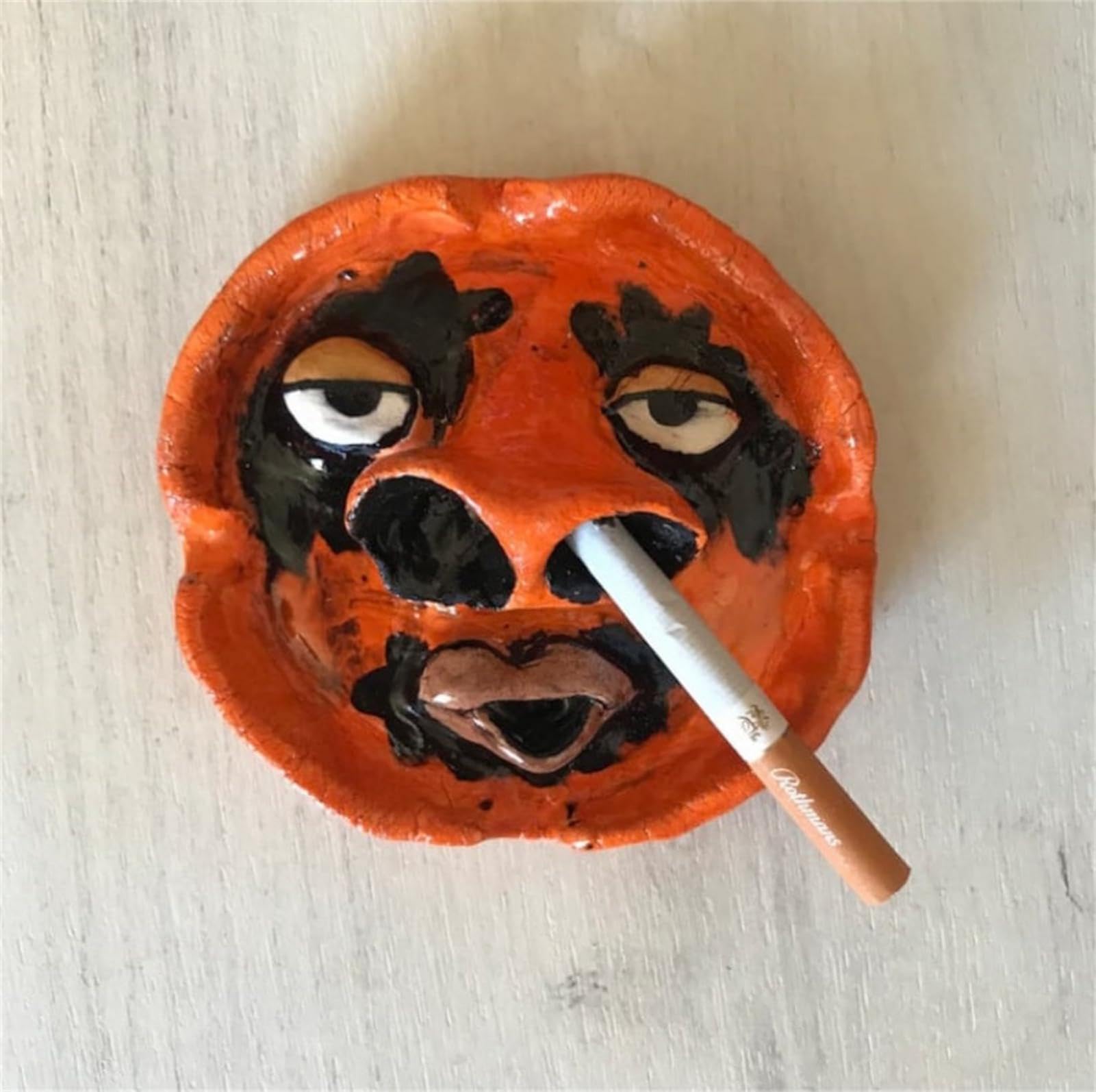 Lustige Aschenbecher Mit Großer Nase, Abstrakte Art Aschenbecher Für Draussen, Lächelnd Gesicht Ashtray, Lustige Geschenk Für Männer Küche, Haushalt & Wohnen
