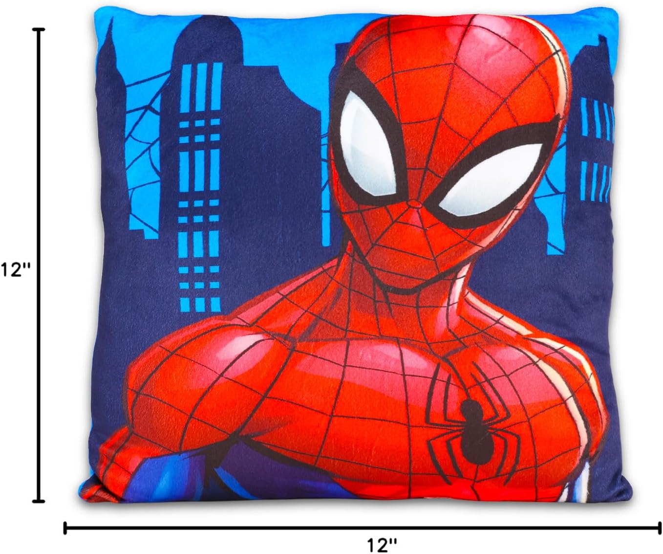 Spiderman Travel Blanket and Pillow Bundle with Thow Blanket, Accent PIllow