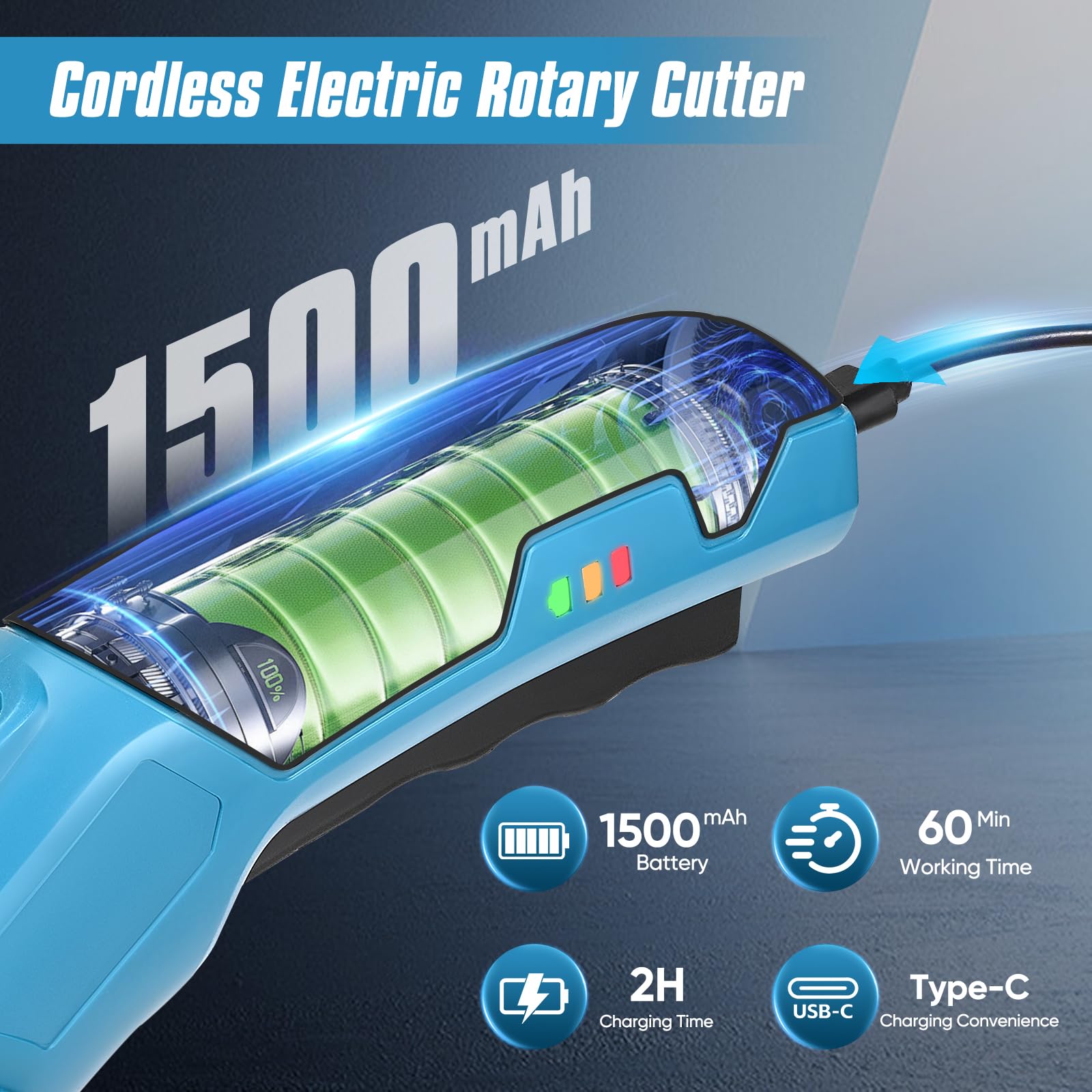 Portátil tijeras electrica costura SK5 320 RPM 1500mAh cortador de tela tijeras eléctricas para cortar tela espesor máximo de corte 8mm para cuero,tela,caja de cartón
