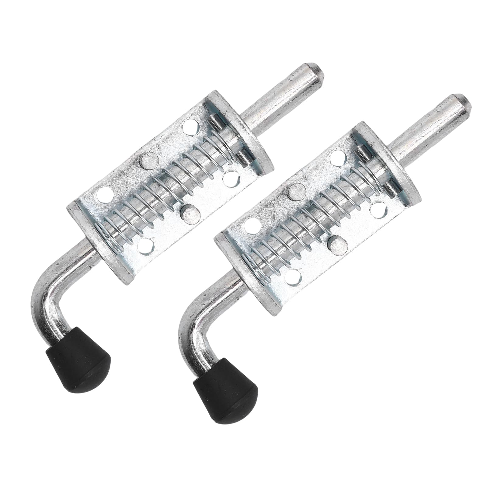 Hayon sécurisé acier robuste 6 pouces remorque chariot garage - Lot de 2