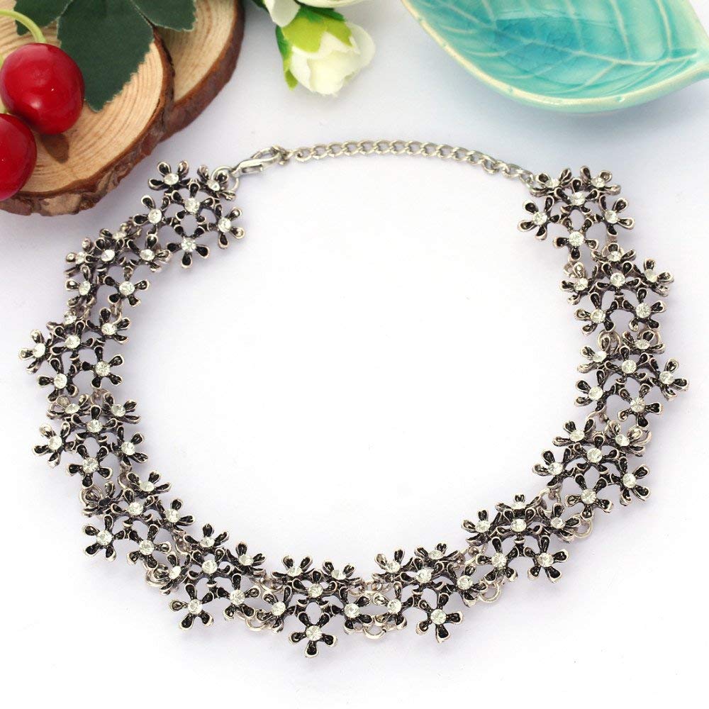 Stylish Oxidized Choker Necklace for Girls