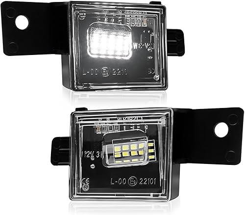 LESAUCE Conjunto de lámpara de matrícula LED completa para Chevy Silverado GMC Sierra 15-22 Colorado Canyon Pickup Truck 6000K blanco, Plug N Play, disponible en Yaxa Colombia