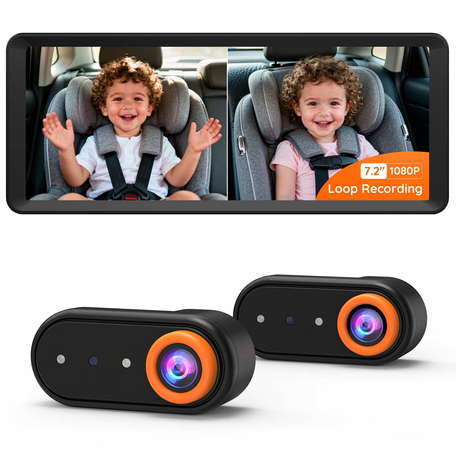 LUCKVIEW BM5 MAX Dual Baby Car Camera