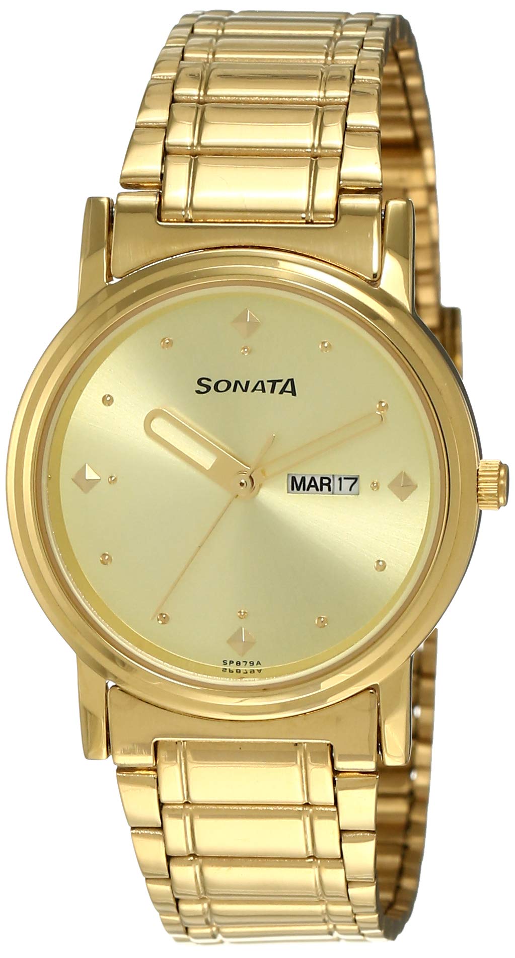 Sonata Classic Analog Gold Dial Mens Watch NM1141YM13/NN1141YM13/NP1141YM13 (B00CL586US) Amazon Price History, Amazon Price Tracker