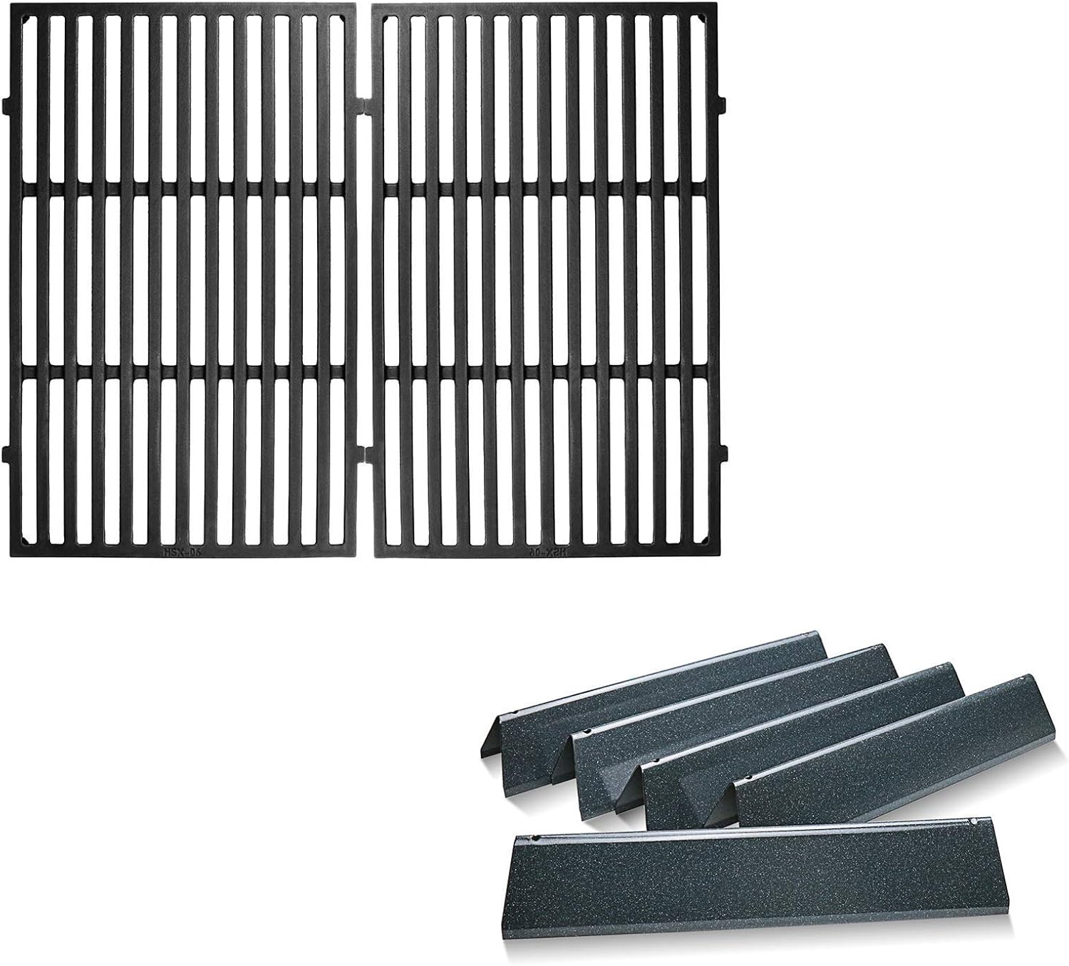 Hisencn 7636 7638 Grill Kits for Weber Spirit 300 Series, Spirit E310 E320 E330 S310 S320 S330 Gas Grills with Front Control Knobs, 15.3 Inch Flavorizer Bars and 17.5 inch Cast Iron Grids : Patio, Lawn & Garden