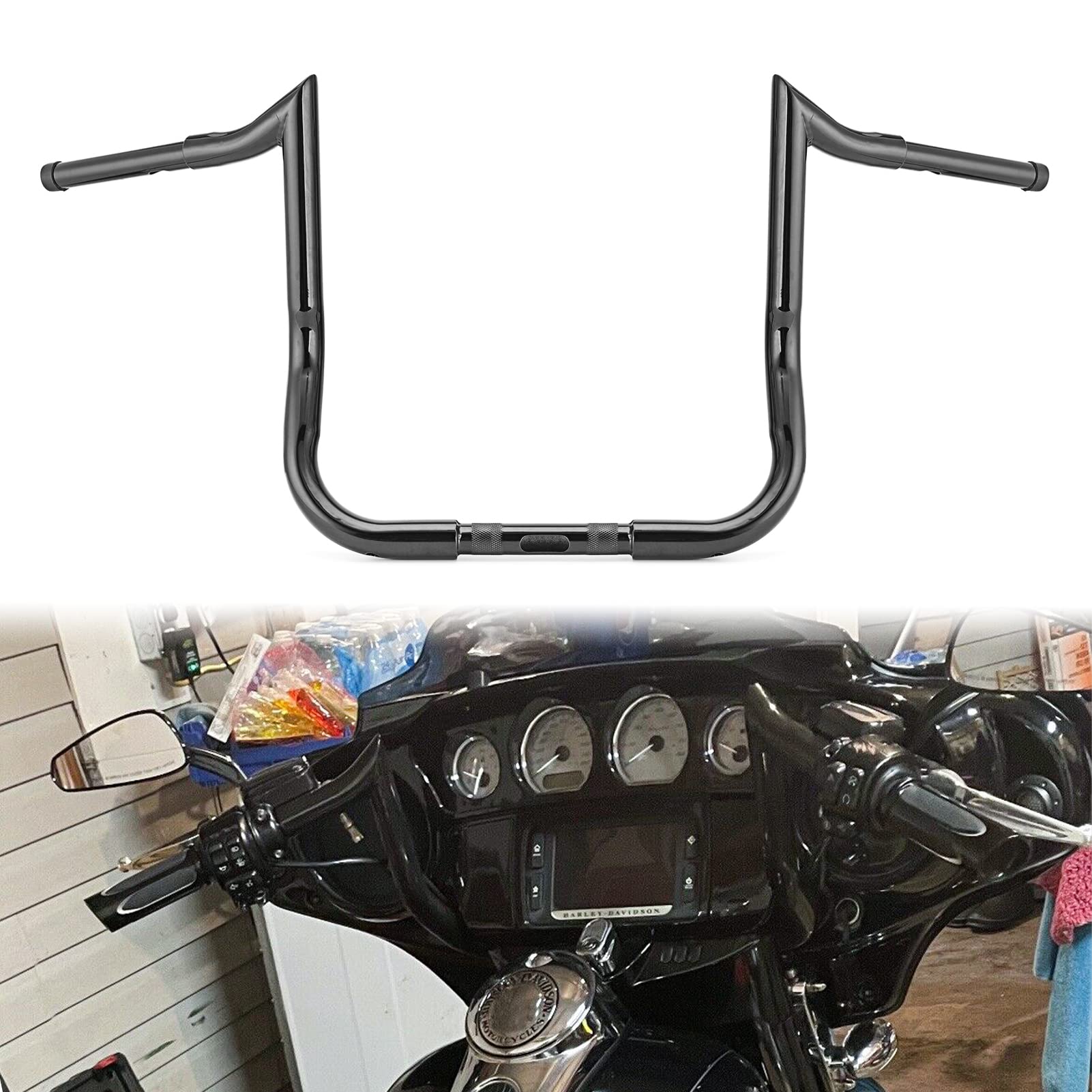 Photo 1 of WeiSen 12" Rise Monkey Bar Ape Hangers 1-1/4"