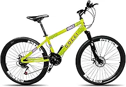Colli Bike, Bicicleta Monaco, Aro 26, Freios a Disco, 21 Velocidades, Alavanca Rapid Fire 3/7V, Pedivela Triplo Aço, Selim Veloce PU C/Carrinho, Guidão Downhill