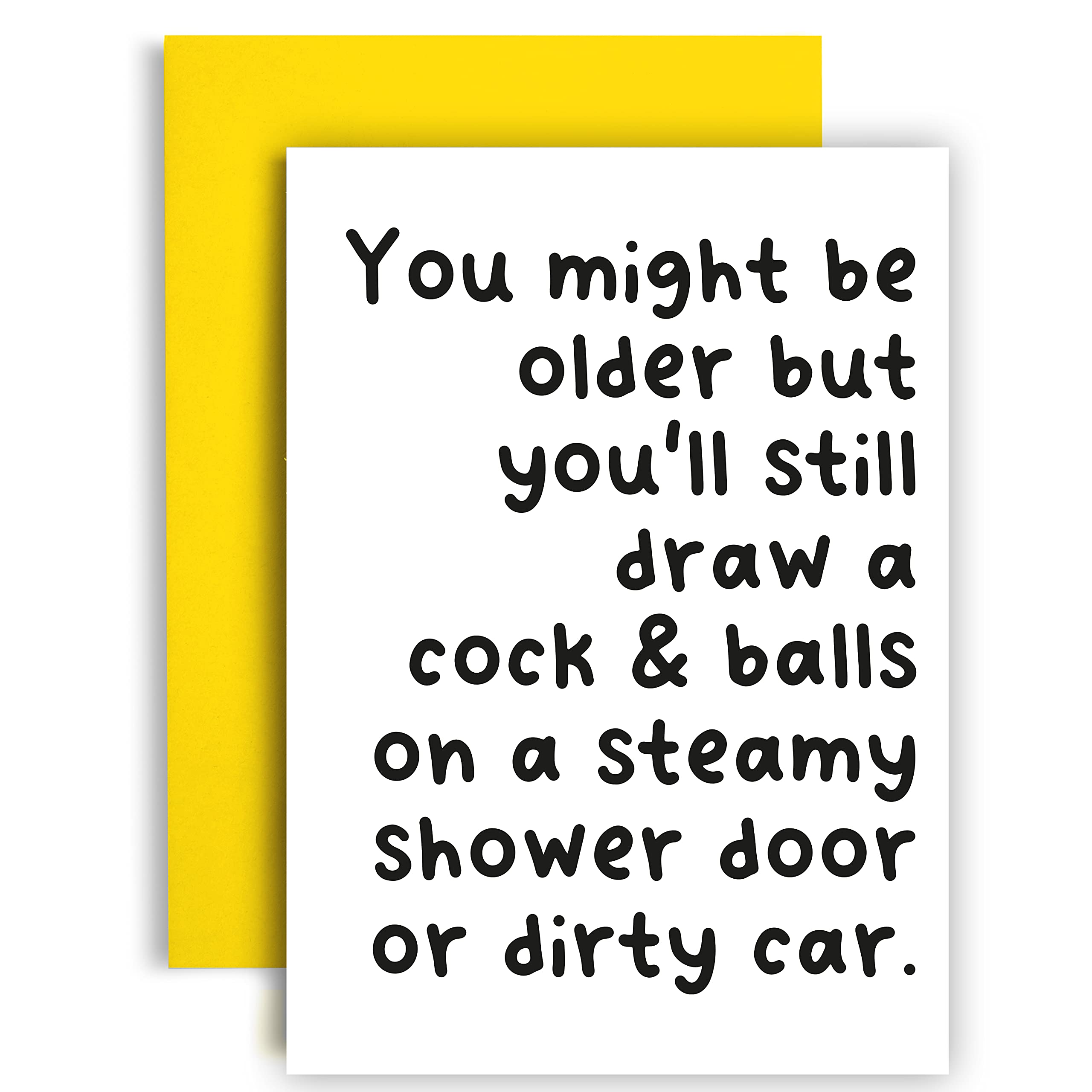 Huxters - Biglietto di auguri di compleanno con scritta Start Lying About Your Age in formato A5, per amici, familiari, divertente biglietto di auguri, certificato FSC e sostenibile