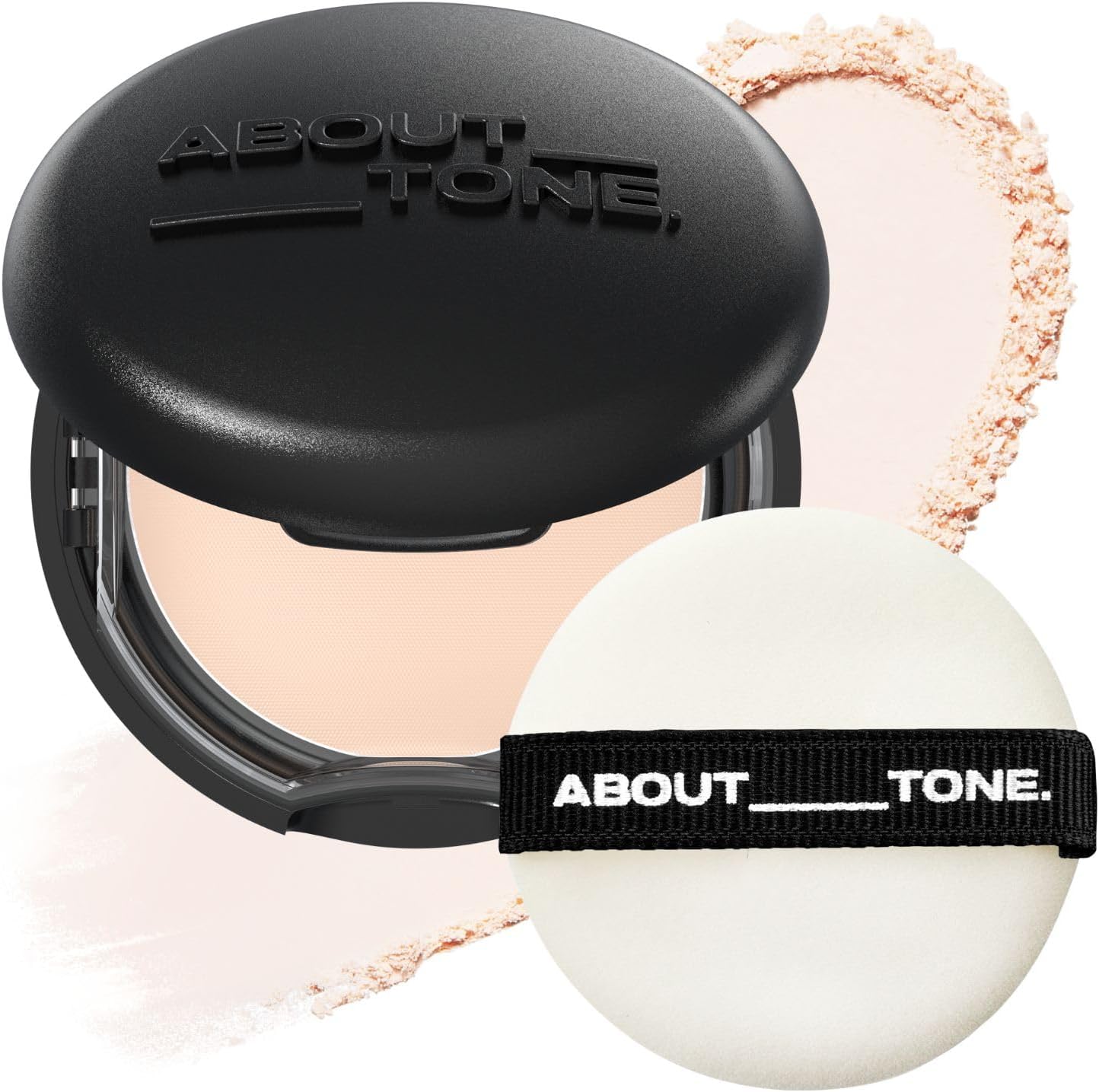 Blur Powder Pact 0.32oz - Pressed Powder Compact with Mirror and Puff Makeup Setting Finishing Blurring Natural Translucent Lightweight Face Sebum Oil Control Vegan Formula (01 FAIR)