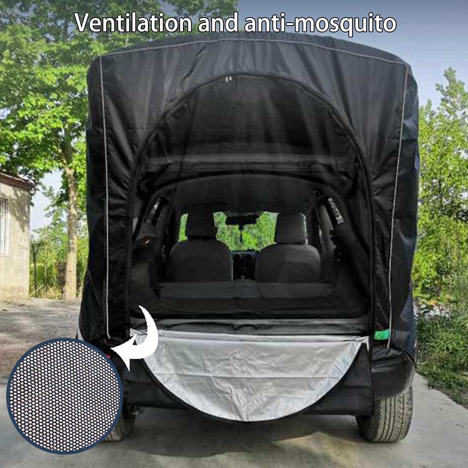 Tenda da Campeggio, Tenda da Camion SUV Tenda da Sole per portellone Posteriore Tenda da Sole per Viaggi in Auto SUV di Piccole e Medie Dimensioni per Campeggio Escursionismo Pesca