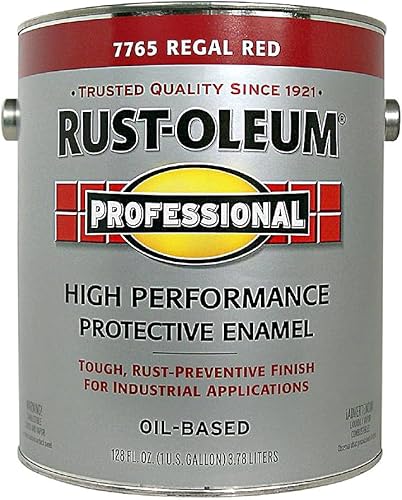 RustOleum 7765402 Esmalte protector de alto rendimiento, color rojo real  galón