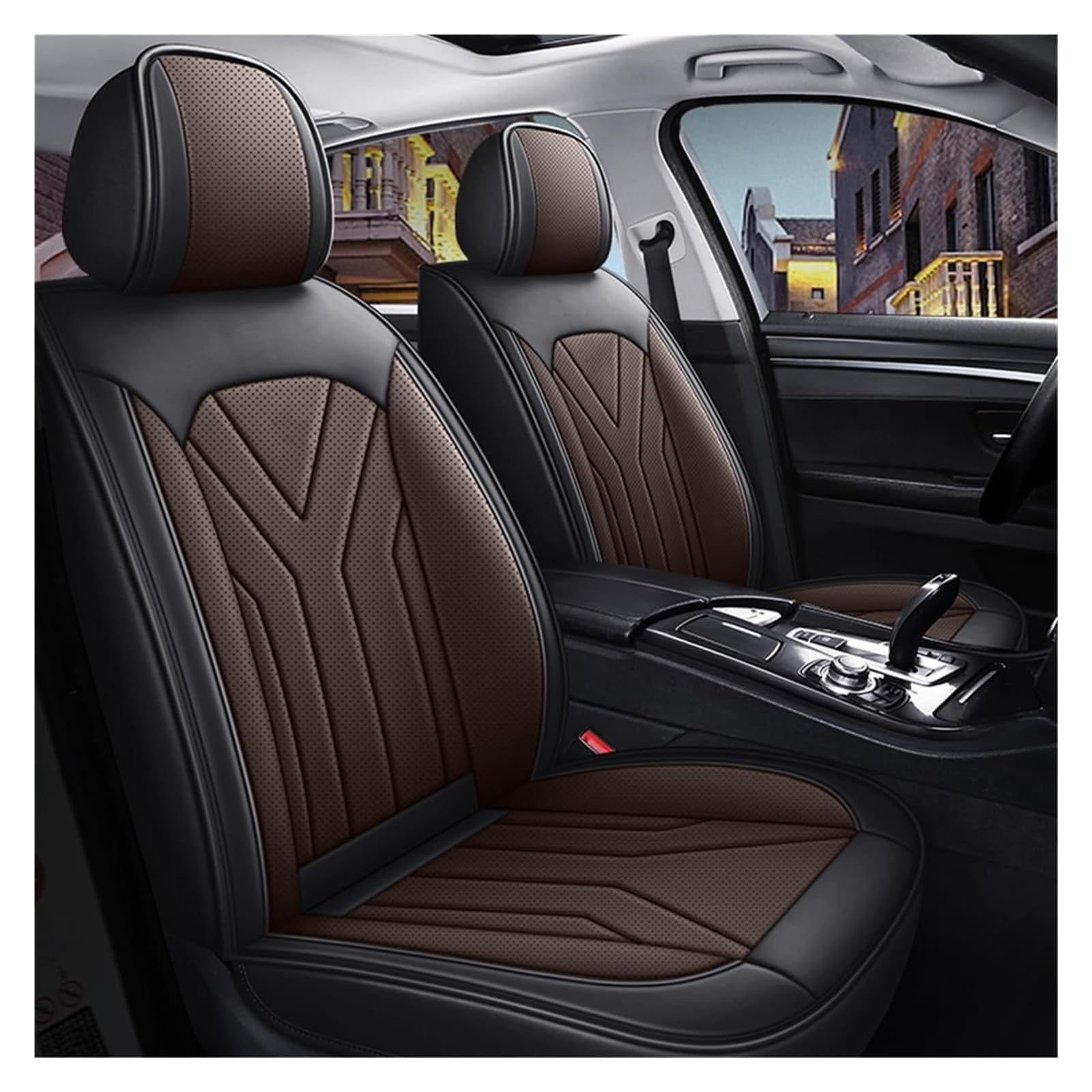 Housses de siège de voiture pour Ford Fiesta anti tache protection étanche avant arrière