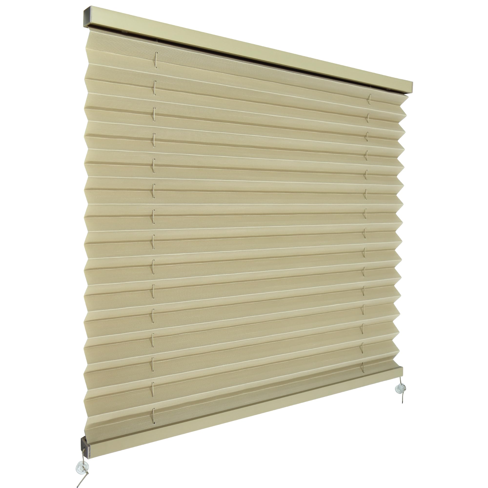 Asooll RV Shades, 26" W x 24" L, UV Blocking, Cappuccino, Polyester Blend, Manual Adjustment, Bedroom & Bathroom