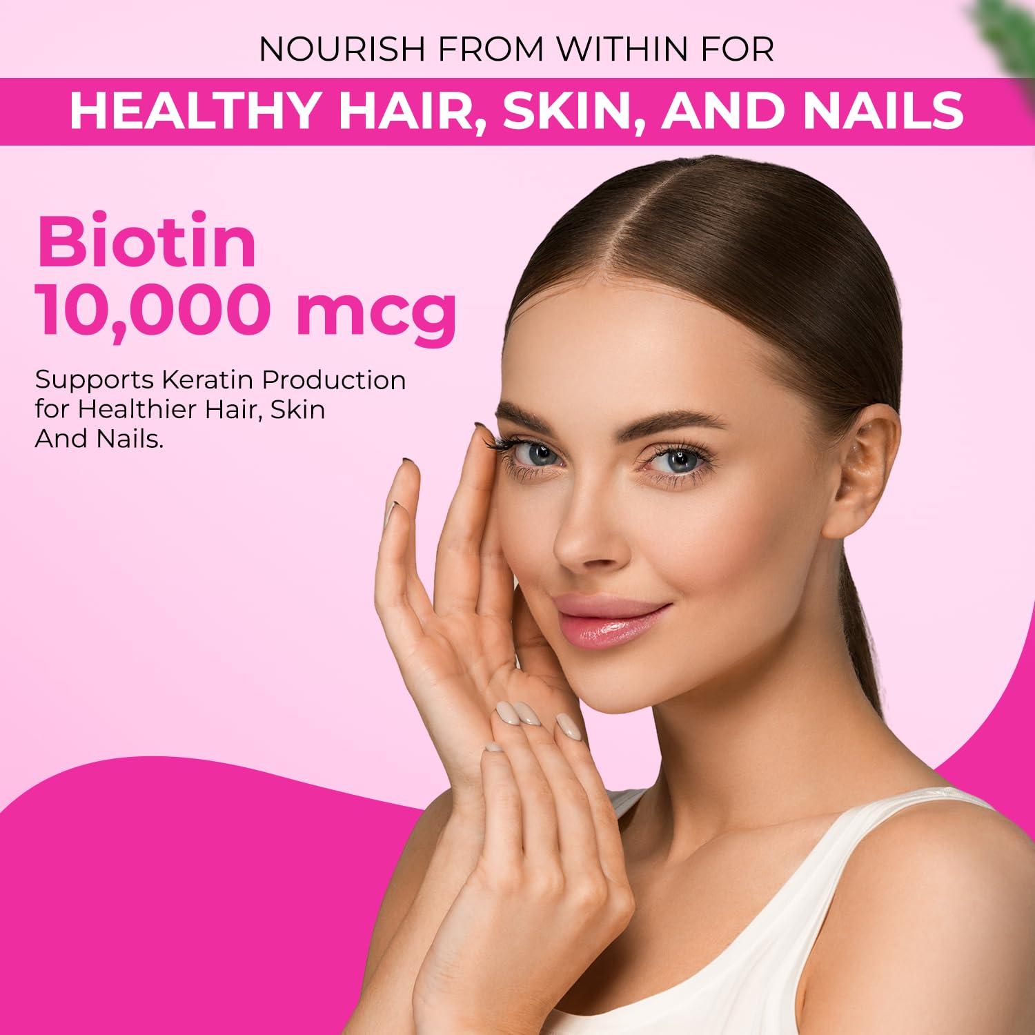 The Body Reserve Biotin 10000mcg 120 Veg Tabs, Biotin Tablets For Hair, Skin & Nails, Hair Vitamins biotin Supplement For Men & Women 4 Month’s Supply Pack — Amazon image 4