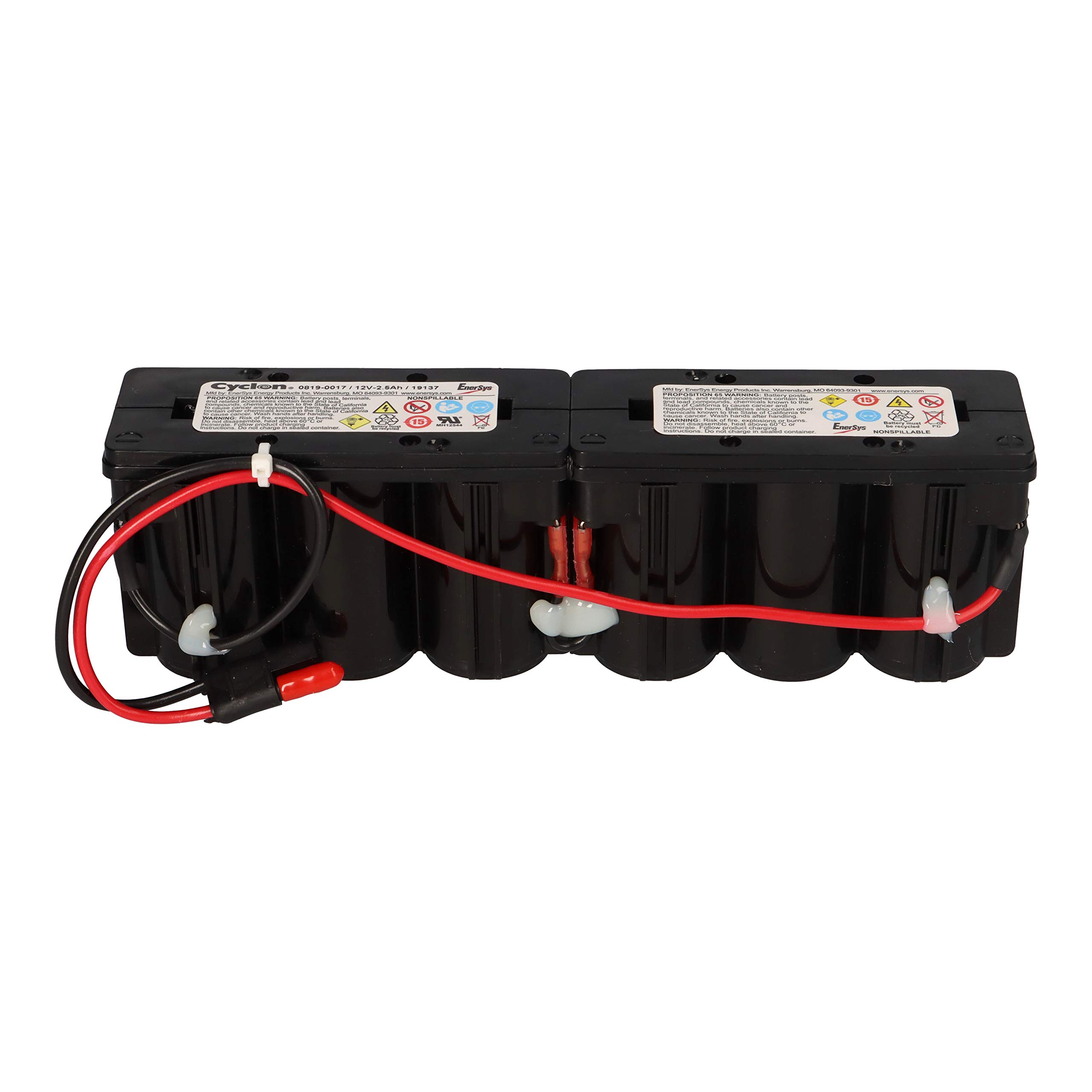 WSB Battery Hawker Cyclon 0819-0017 SAEJ-928A-3 - Monoblock (12 V, 2,5 Ah, plomo PB, conector y cable