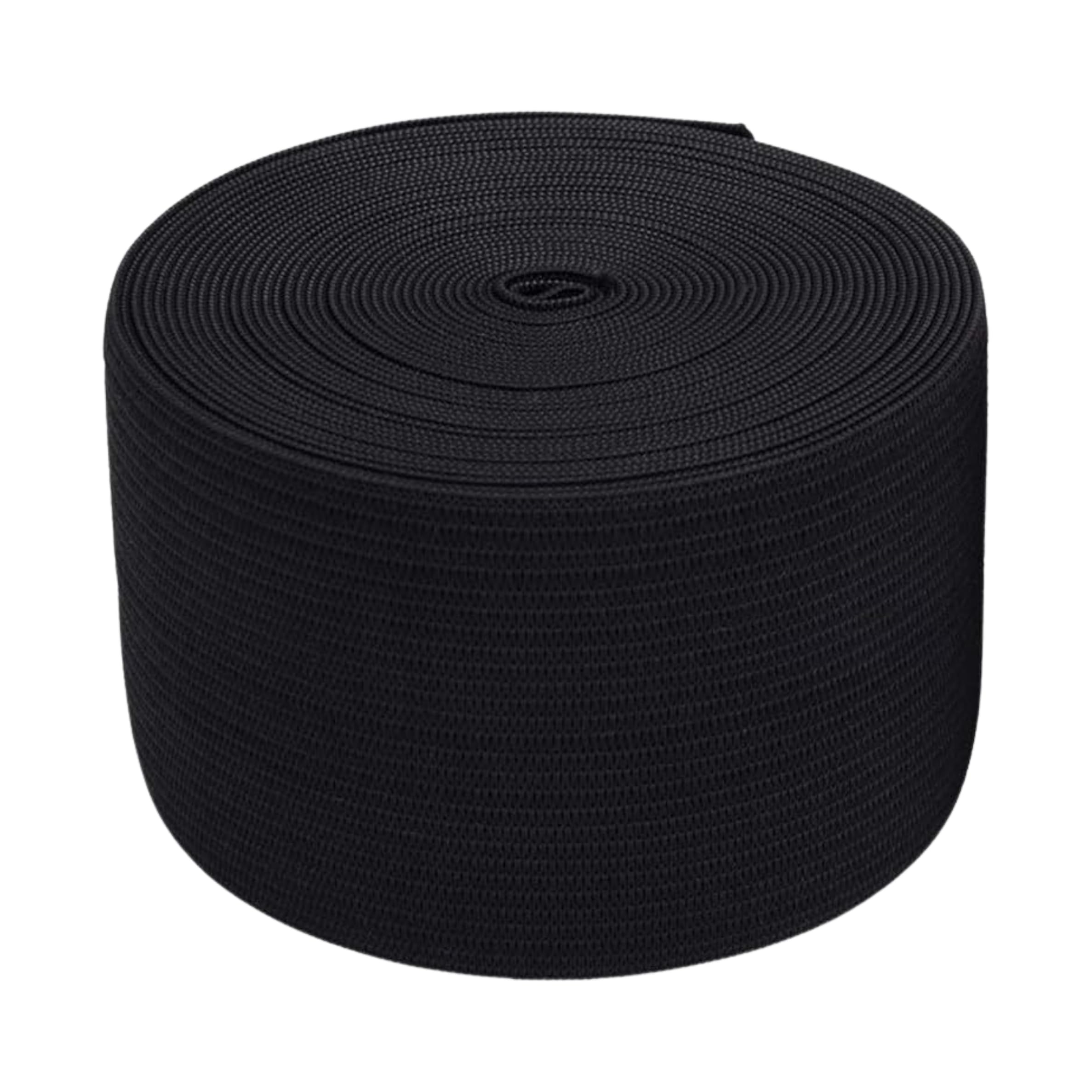5m Gummiband 50mm breit weiß oder schwarz