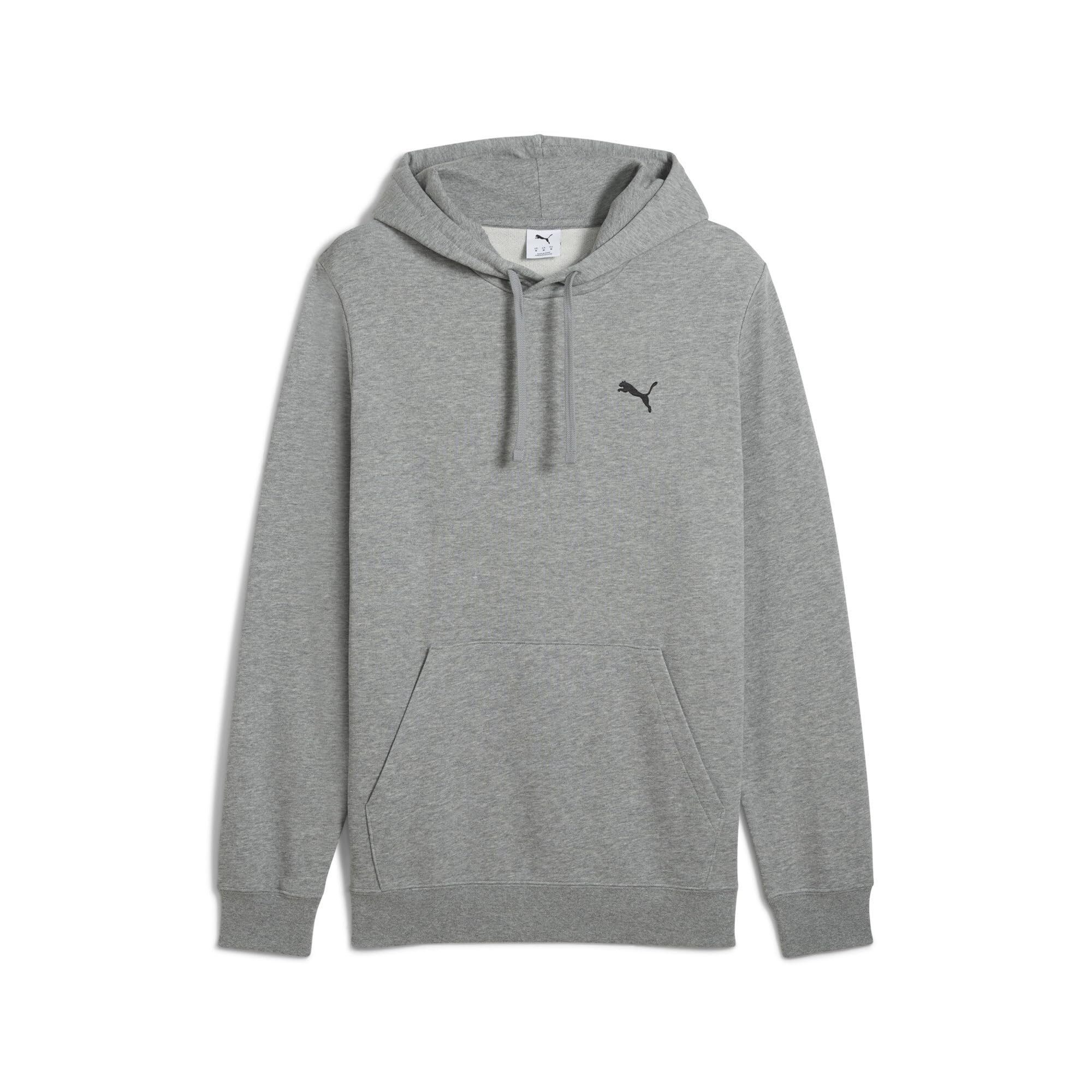 PUMA Mens Essentials Hoodie Grey Size XL
