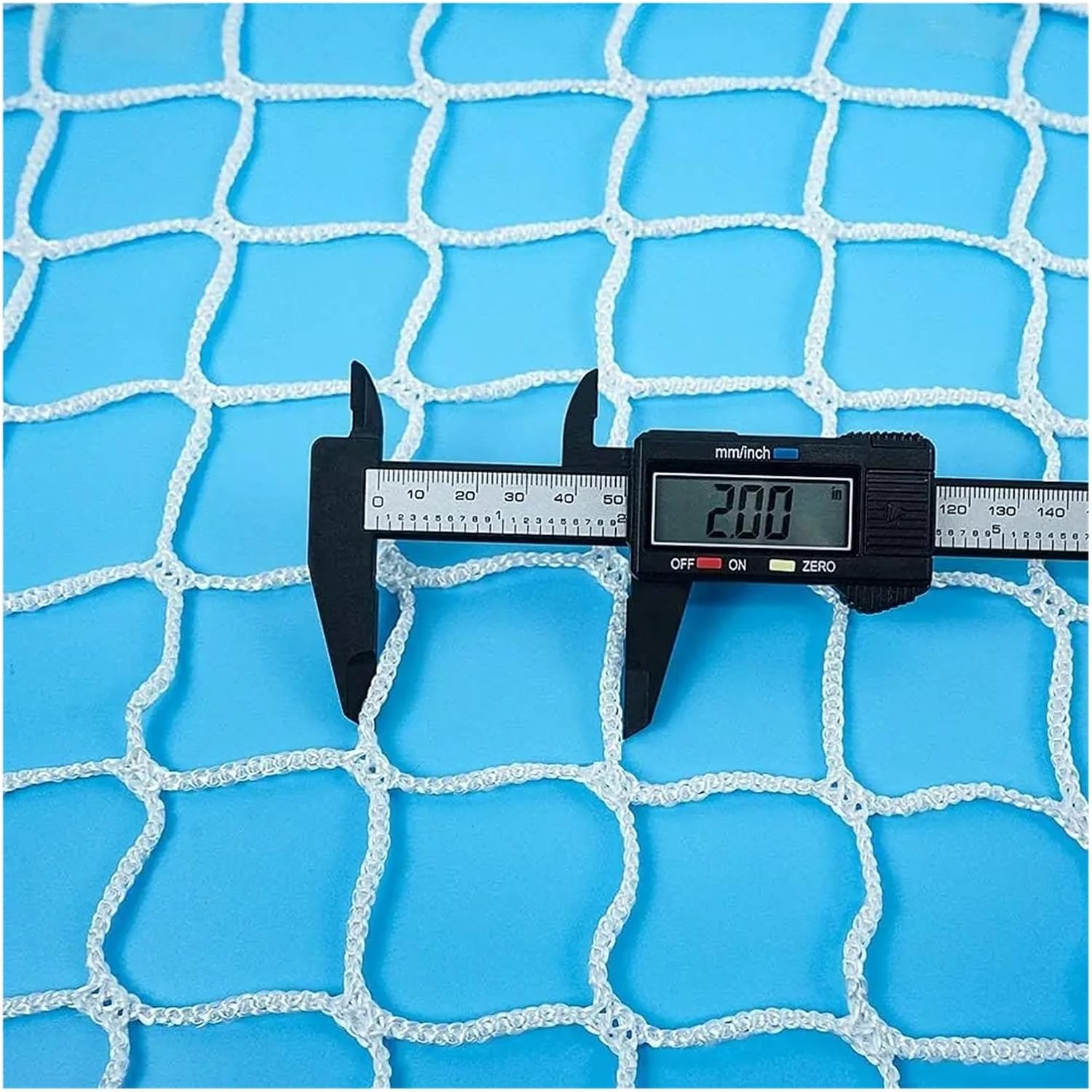 Knotless Soccer Backstop Hitting Netting,White Sports Practice Barrier Net,Garden Net Balcony Protection Safe Net