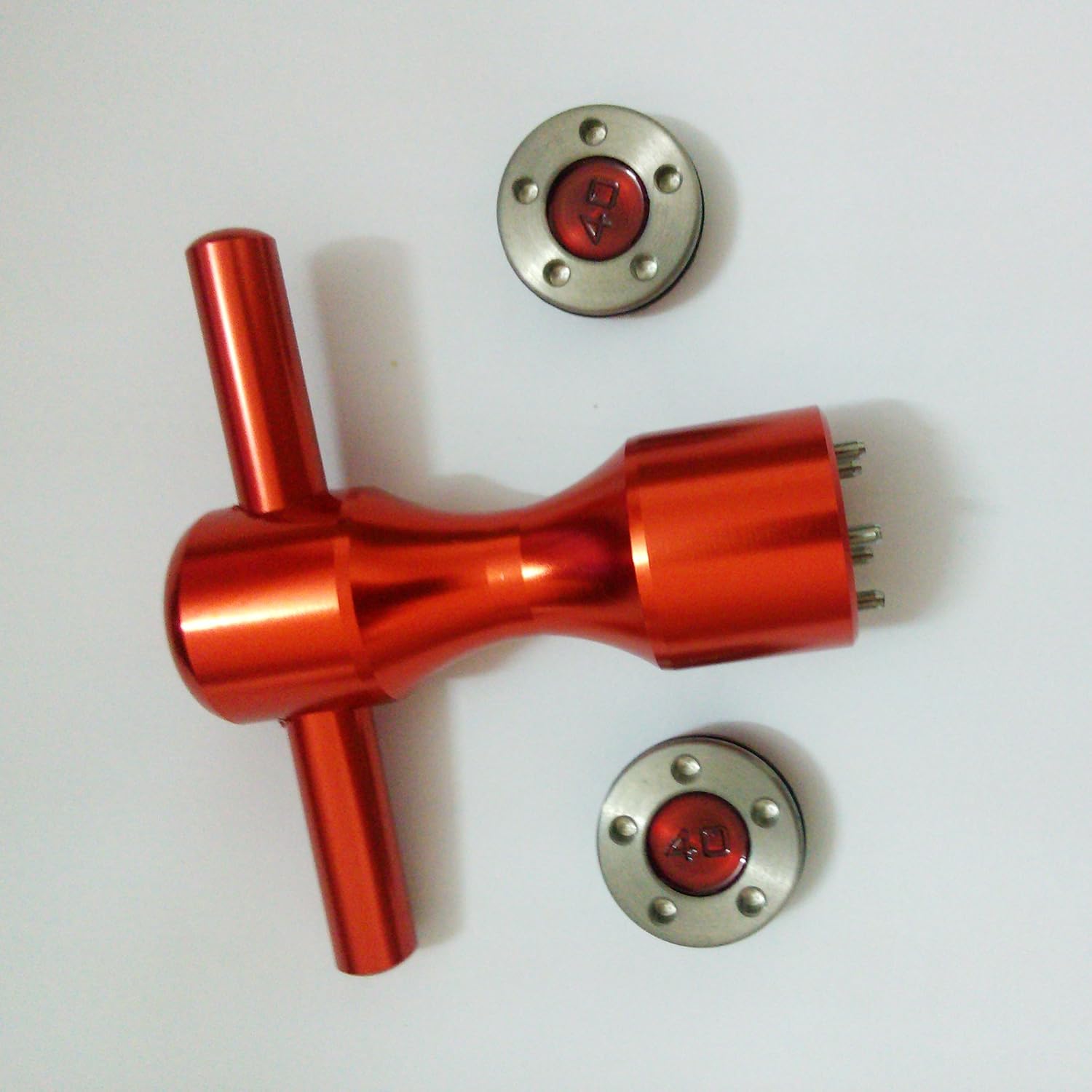 2pcs 40g Custom Weights + Wrench for Titleist Scotty Cameron California My Girl Golo Newport / 2 x 40g Custom Weights and Wrench for Titleist Scotty Cameron Putters Red Paint