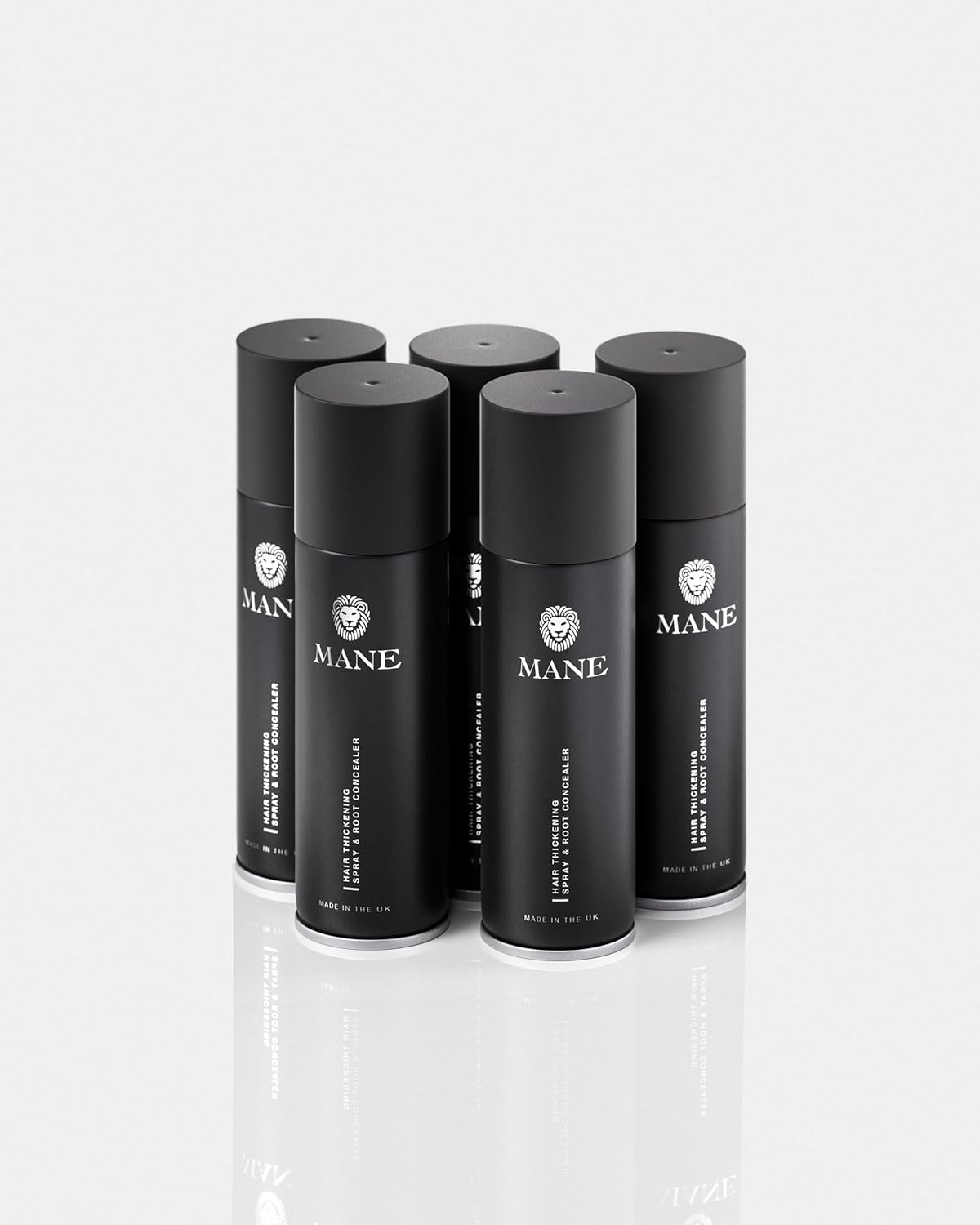 MANE Hair Thickener 6.76 fl oz - 5 pack (Medium Brown)