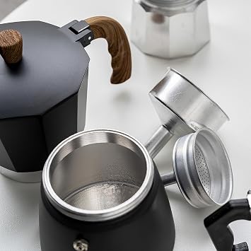Moka Pot 300ml 6 Cups Italian Coffee Pot Stovetop Espresso Maker Stovetop