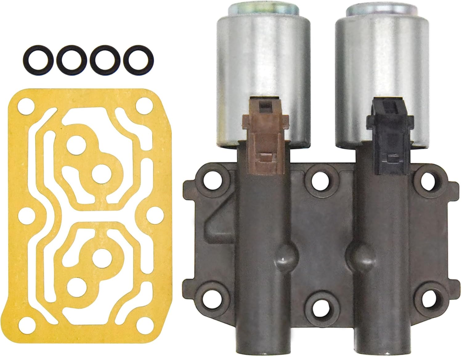 Transmission AT Clutch Dual Linear Shift Solenoid Valve 28260-RPC-004 Compatible with 2006-2011 Honda Civic 2007-2008 Honda Fit