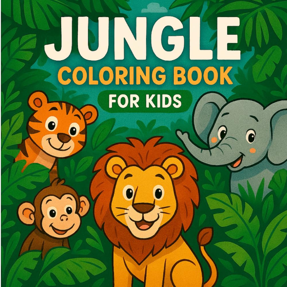Jungle Coloring Book for Kids: A Wild Coloring Adventure for Creative Kids
